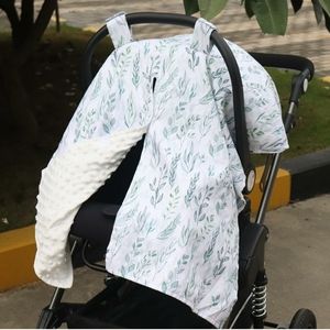 EUC Baby car seat cover and blanket set